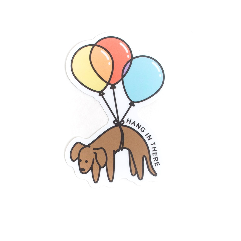Stickers Northwest, Stickers, Art & School, 3", Dog & Balloons, 622768